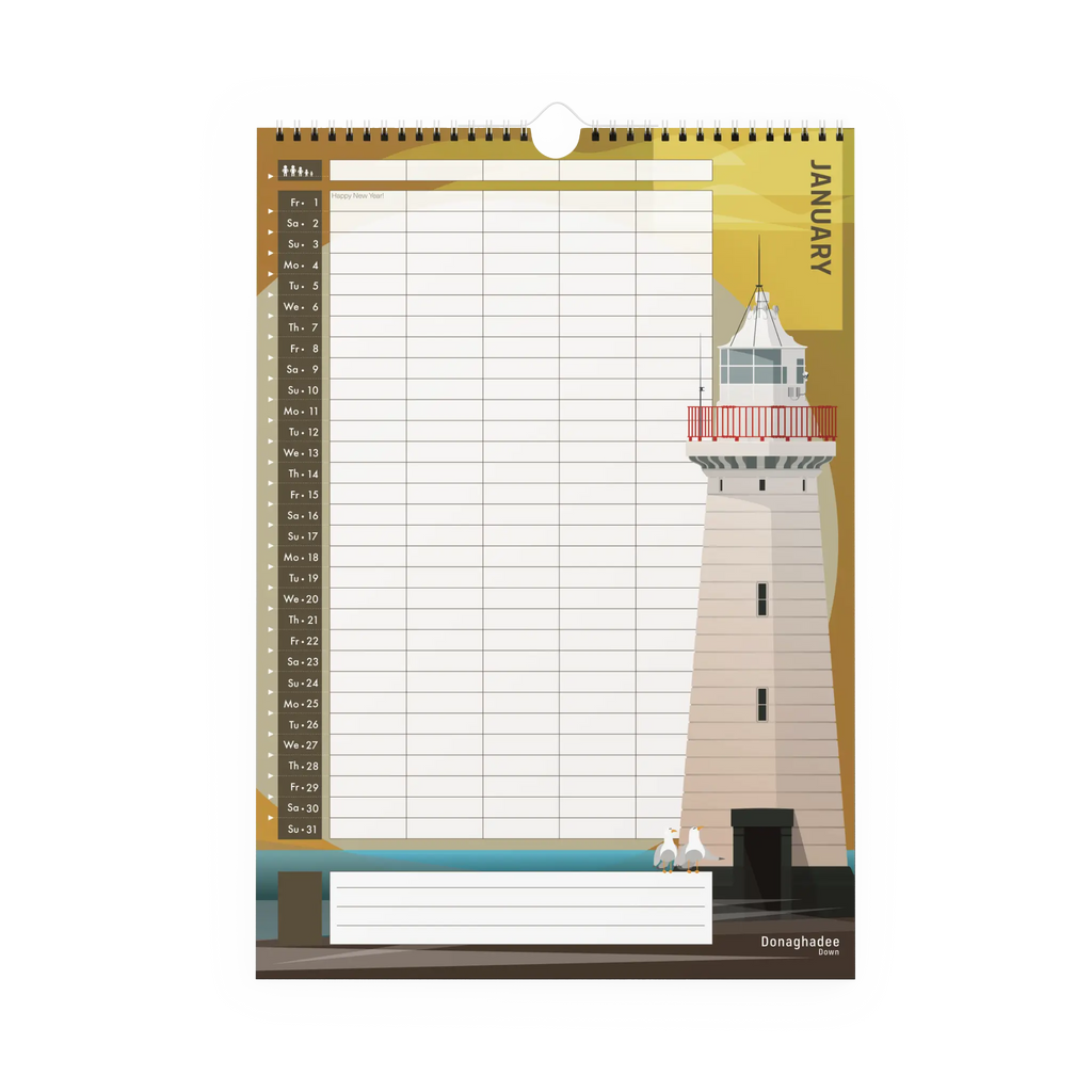 2027 Lighthouses of Ireland Calendar