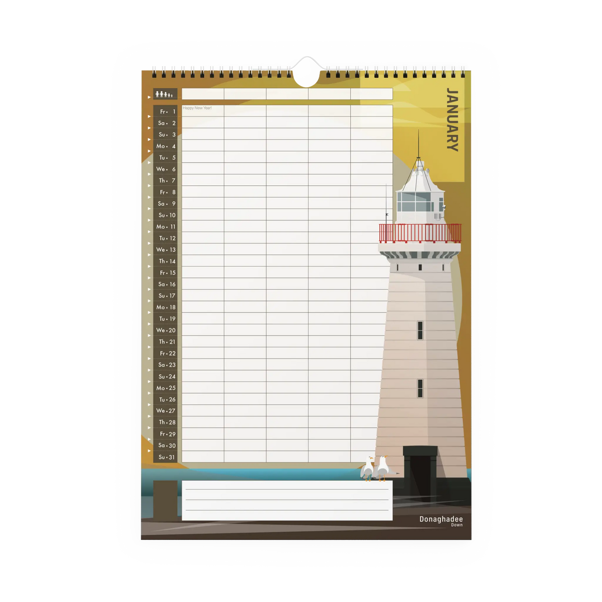 2027 Lighthouses of Ireland Calendar