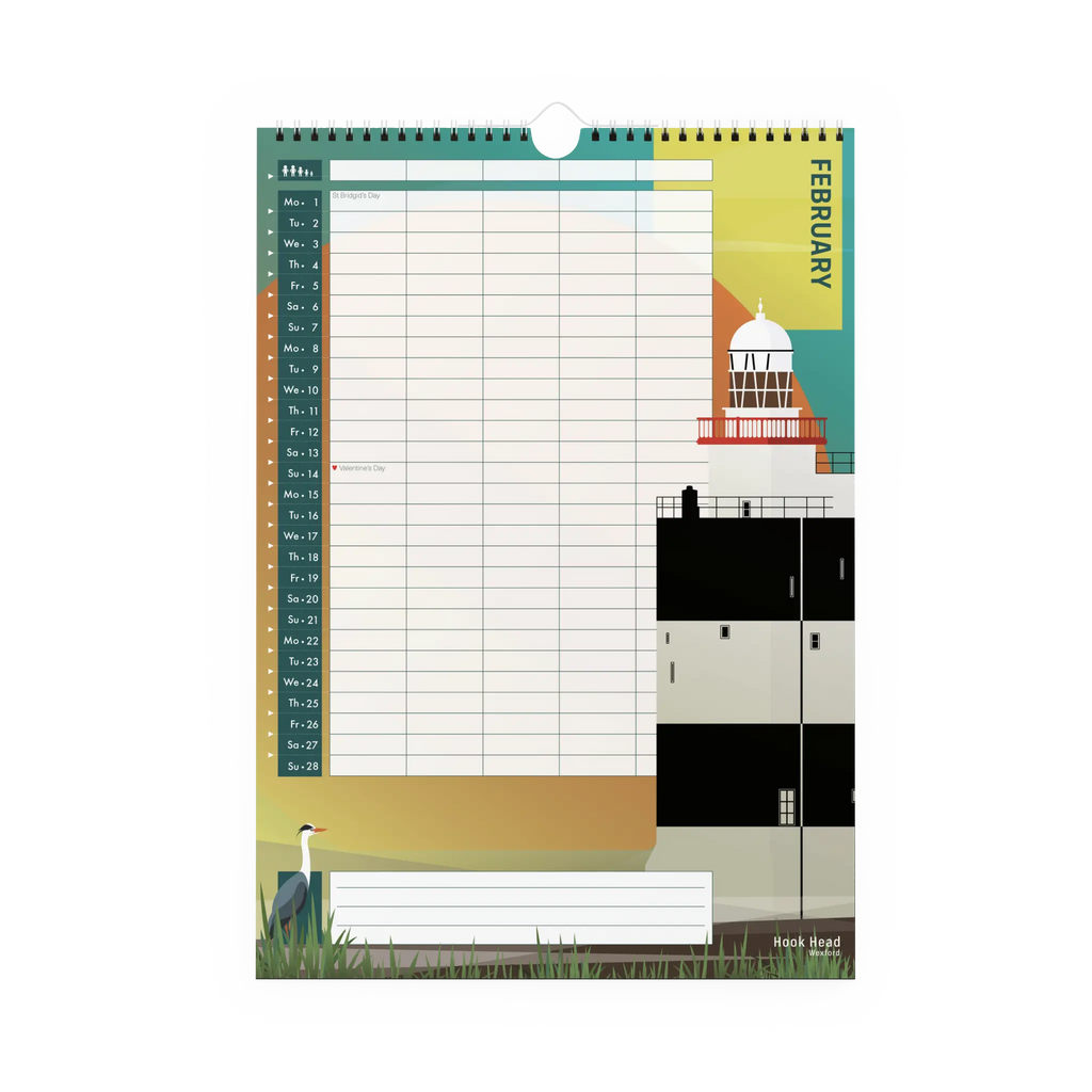 2027 Lighthouses of Ireland Calendar