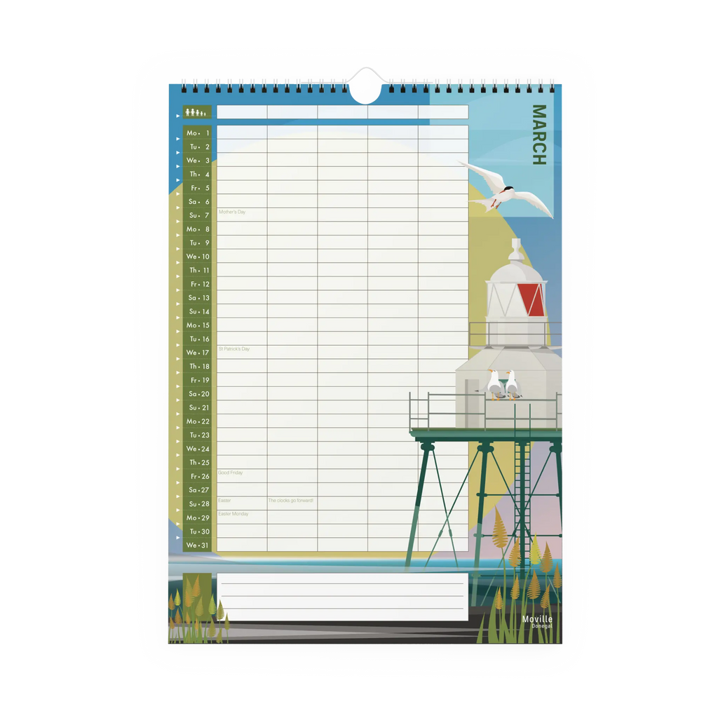 2027 Lighthouses of Ireland Calendar