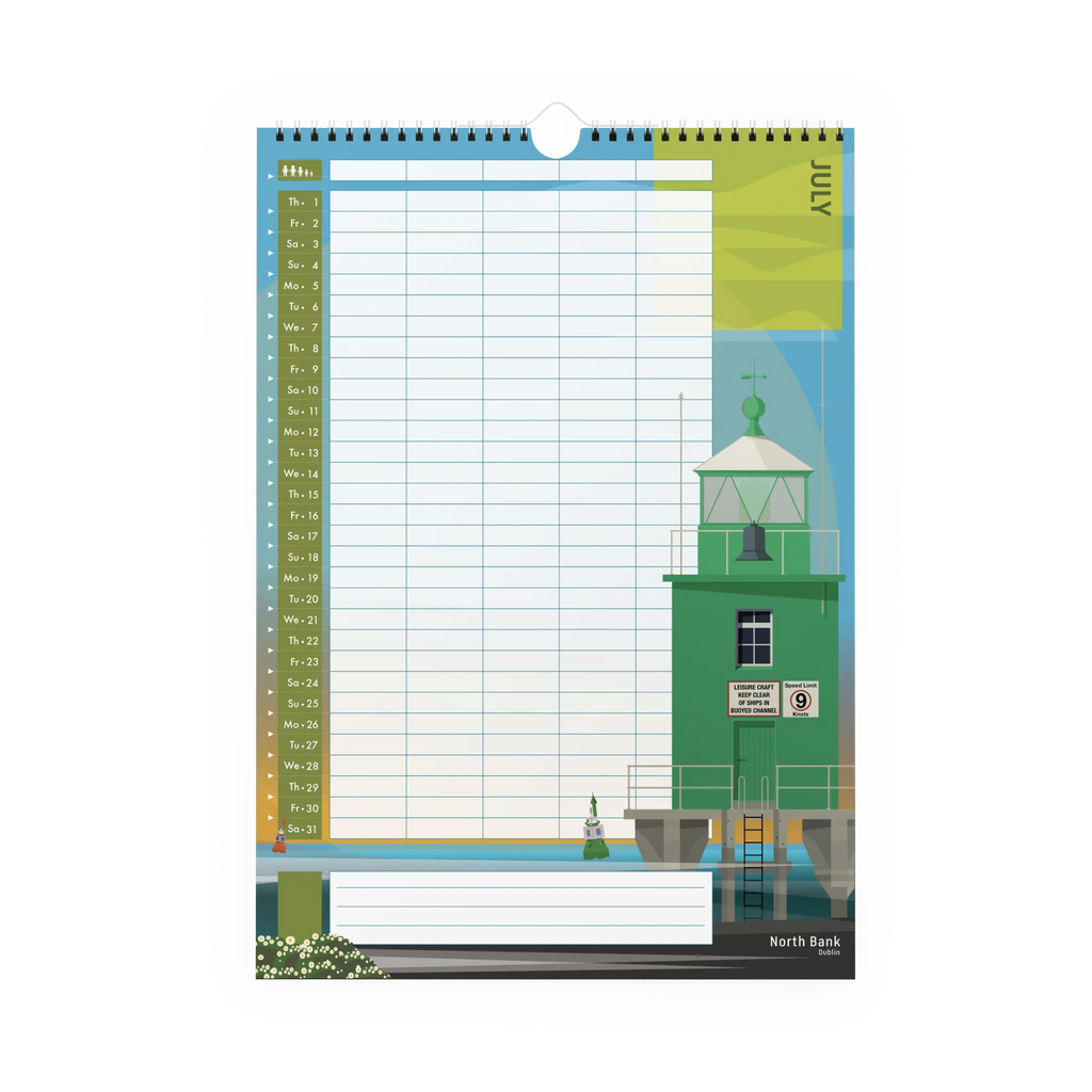 2027 Lighthouses of Ireland Calendar