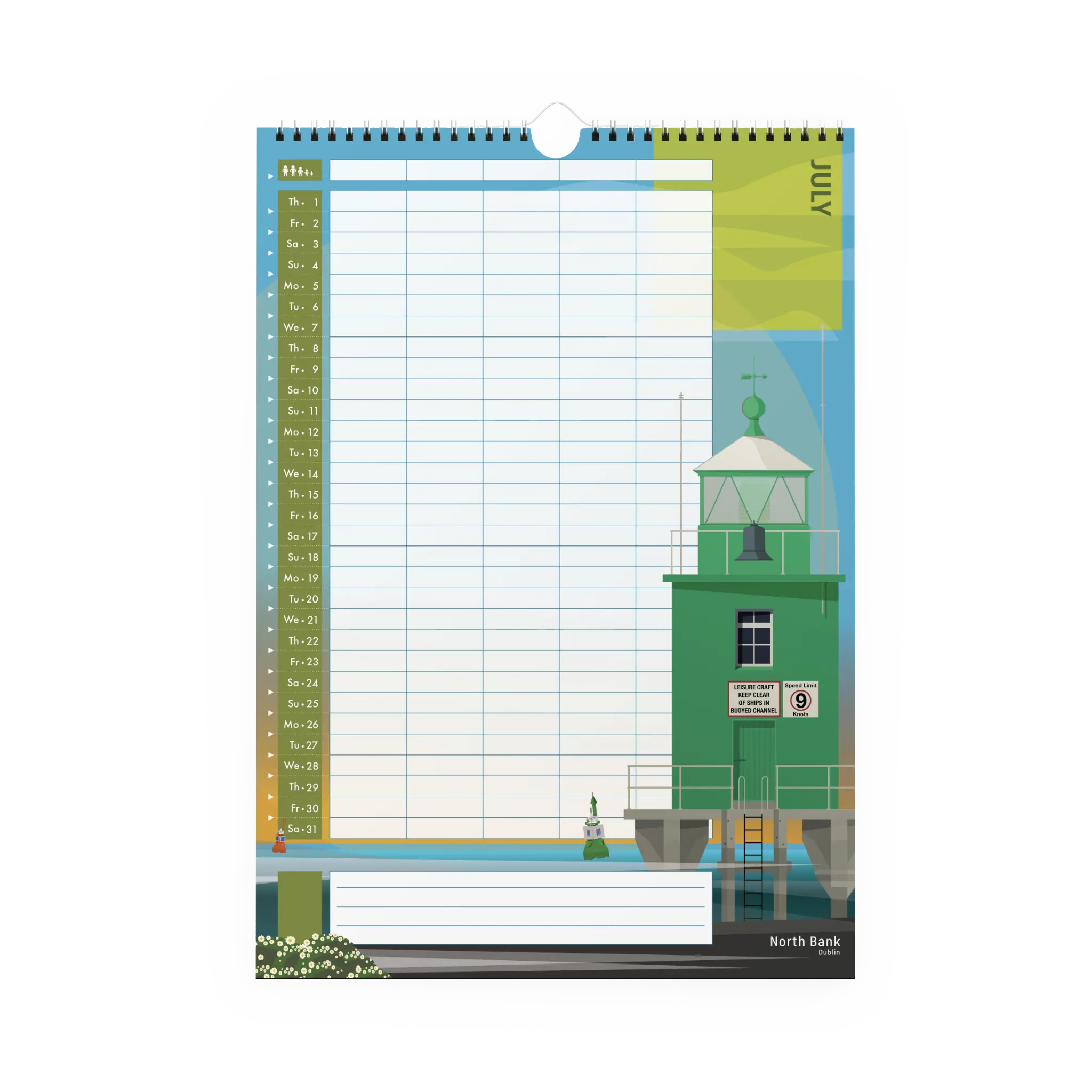 2027 Lighthouses of Ireland Calendar
