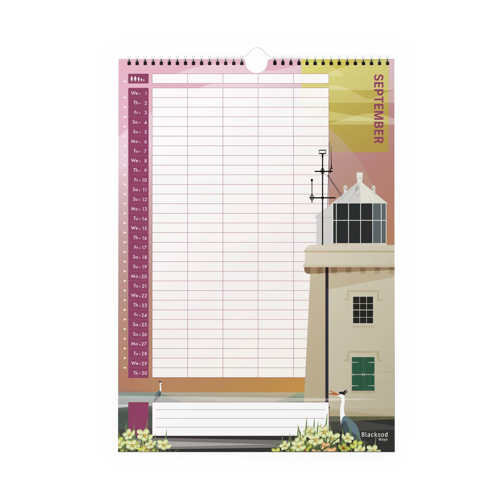 2027 Lighthouses of Ireland Calendar