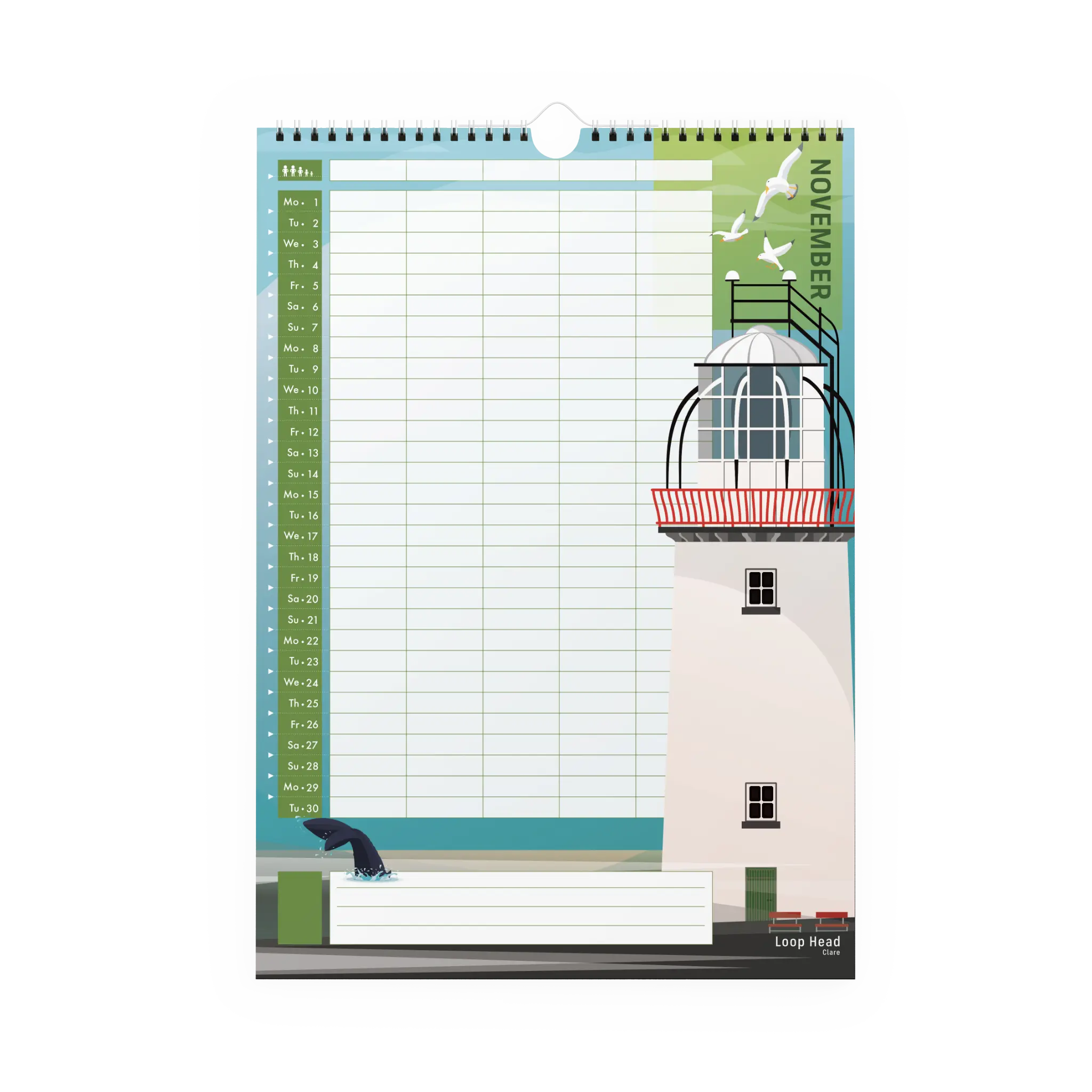 2027 Lighthouses of Ireland Calendar