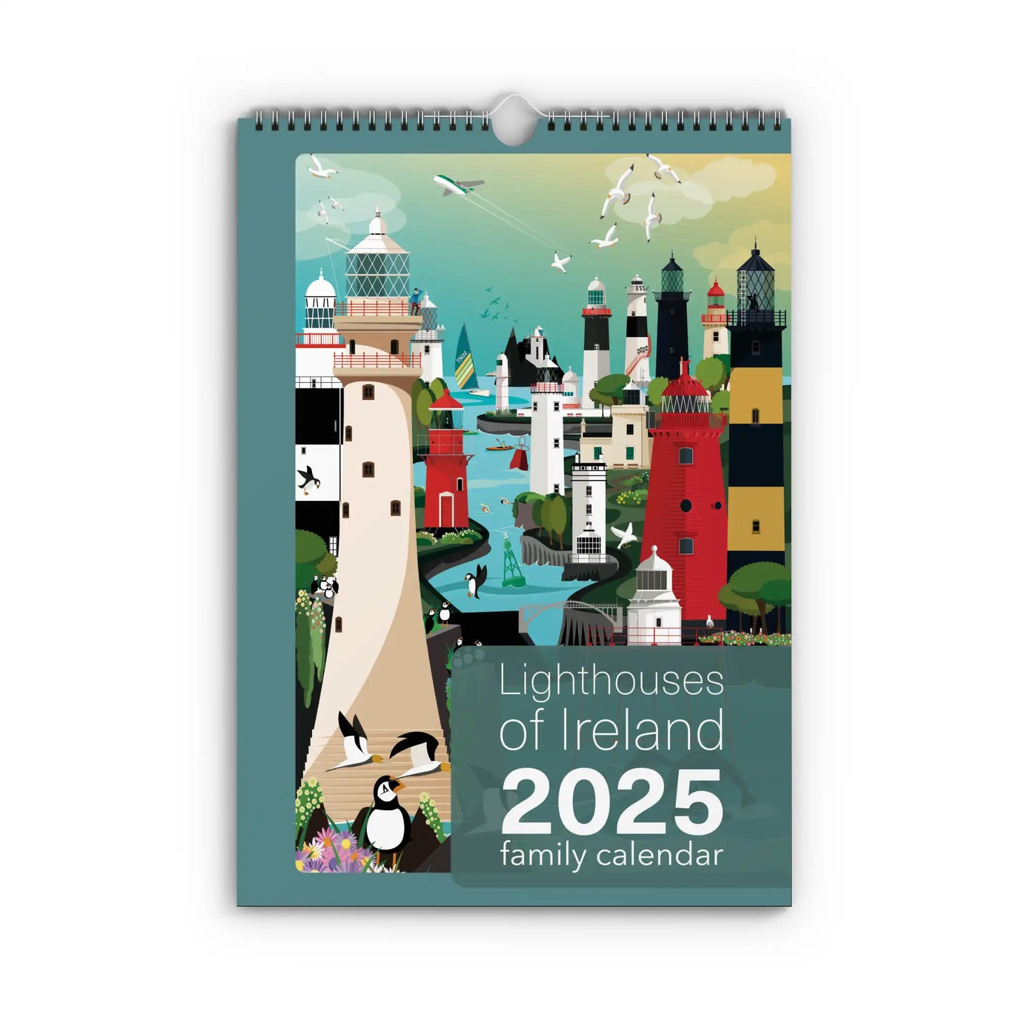 2025 Lighthouses of Ireland Family Calendar