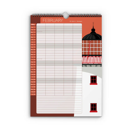 2025 Lighthouses of Ireland Family Calendar