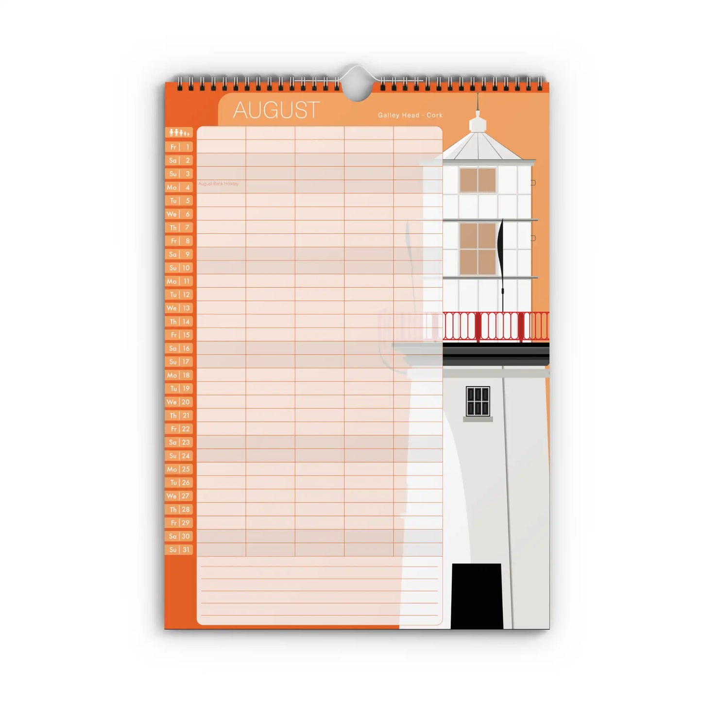 2025 Lighthouses of Ireland Family Calendar