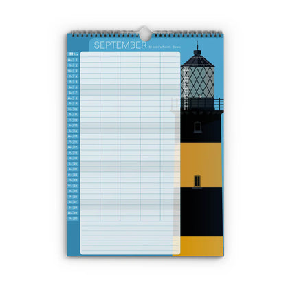 2025 Lighthouses of Ireland Family Calendar