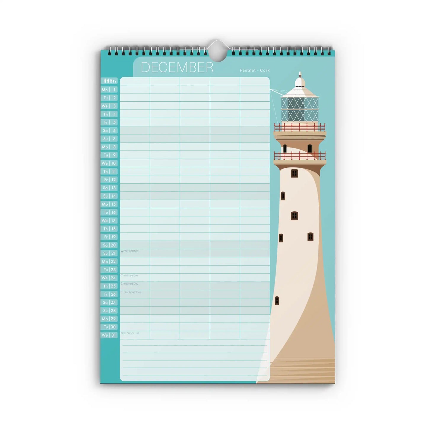 2025 Lighthouses of Ireland Family Calendar