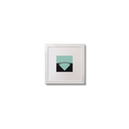 Artwork of Mizen Head  bridge on an ocean green background