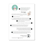 Straw Island lighthouse, County Galway, Ireland info sheet