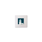 Illustration  Sheeps Head lighthouse on a midnight blue background, mounted and measuring 10x10cm.