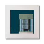 Illustration  The Great Light lighthouse on a midnight blue background, mounted and measuring 30x30cm.
