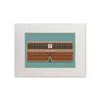 Mounted contemporary wall art of the abandoned Odlum's Flour Mill in Cork, Ireland.