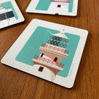 4 Coaster Set - Lighthouses of Ireland