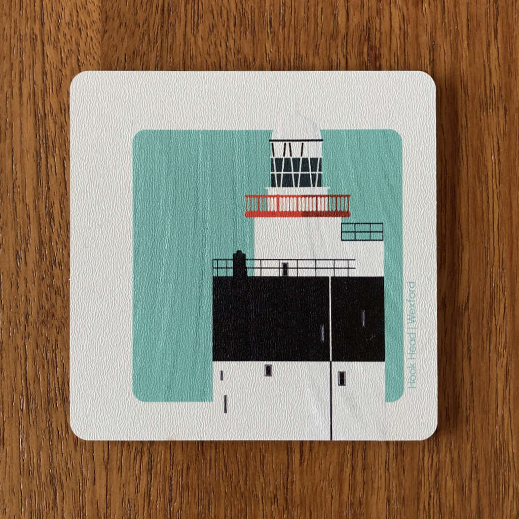 4 Coaster Set - Lighthouses of Ireland