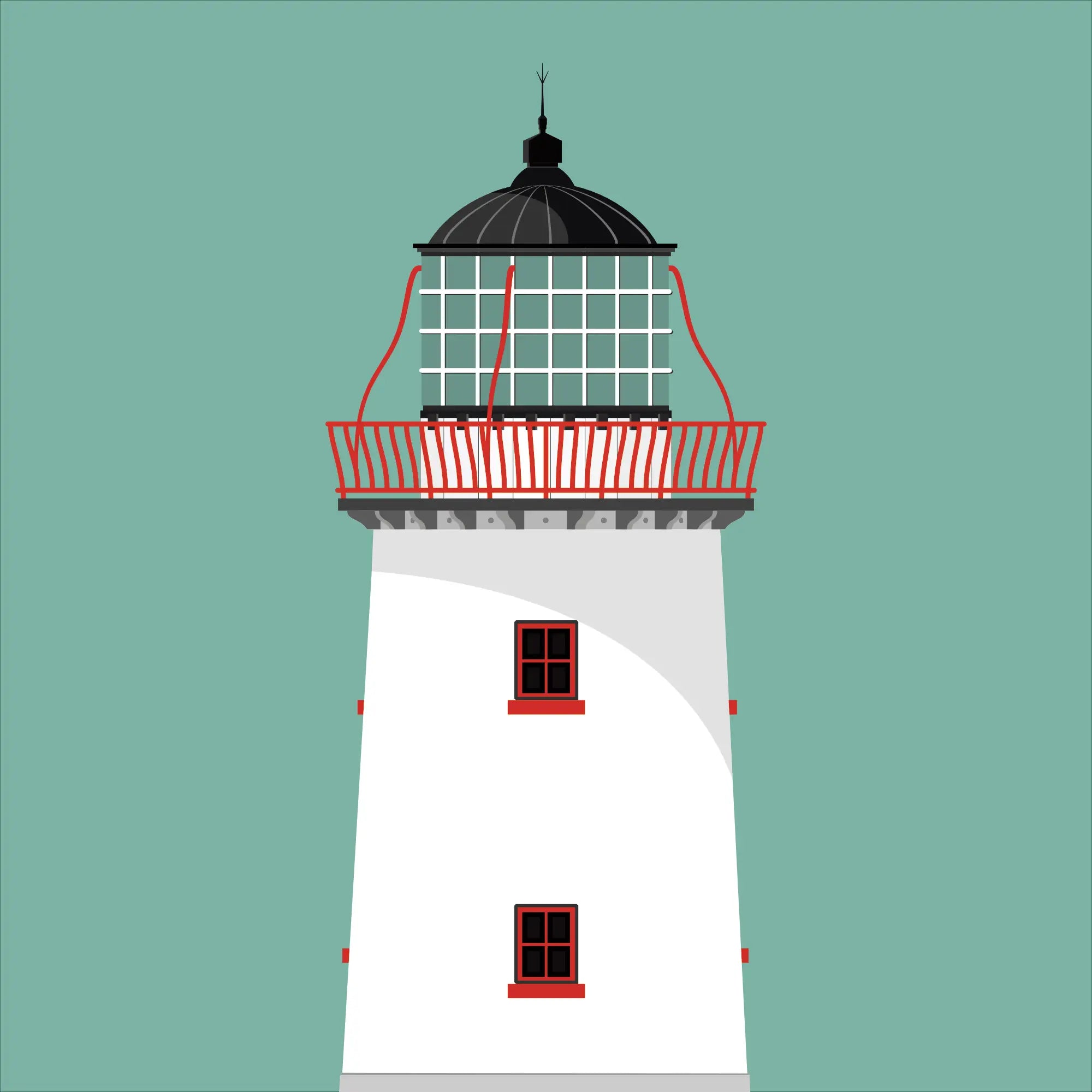 Clare Island lighthouse, County Mayo, Ireland