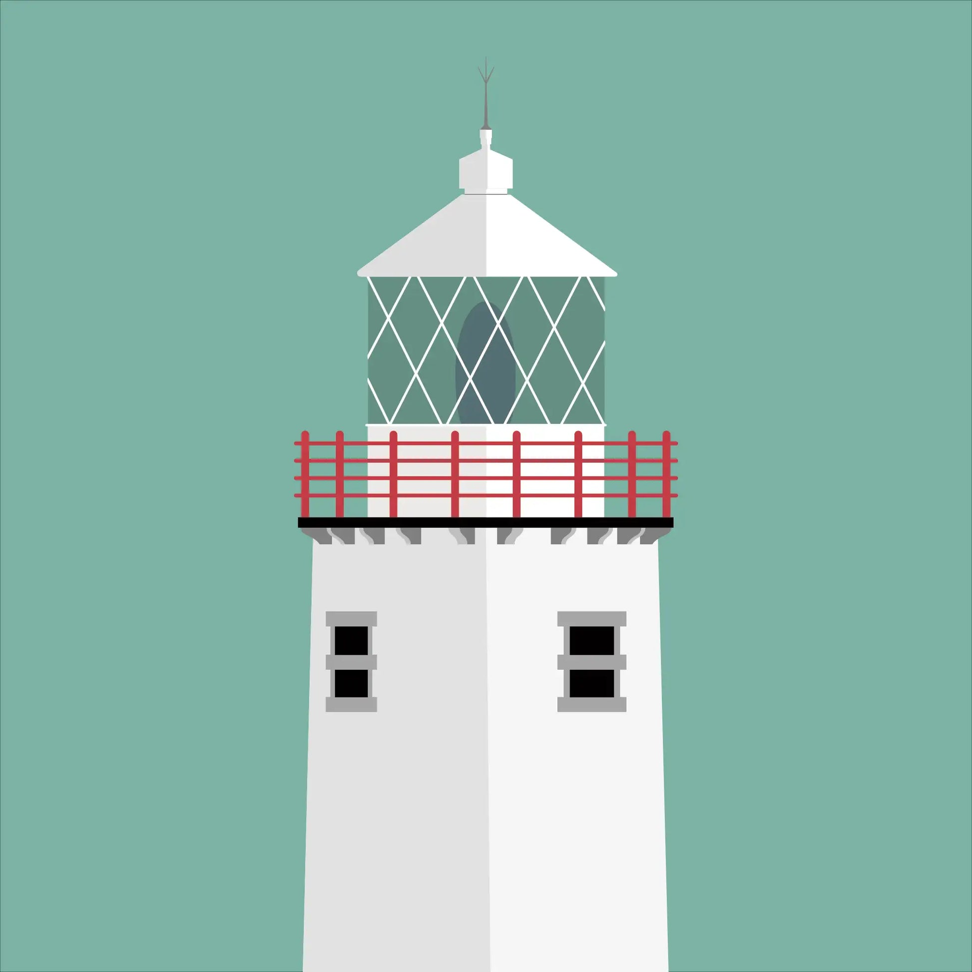 Fanad Head lighthouse, County Donegal, Ireland detail