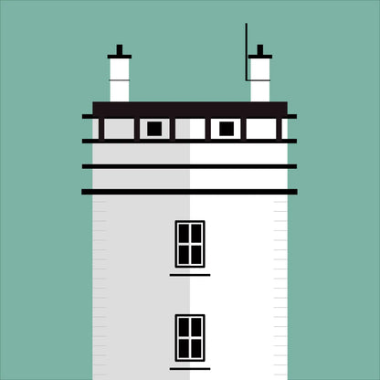 Rathlin West lighthouse, County Antrim, Ireland detail