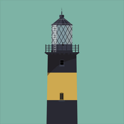 St. John's lighthouse, County Down Ireland detail