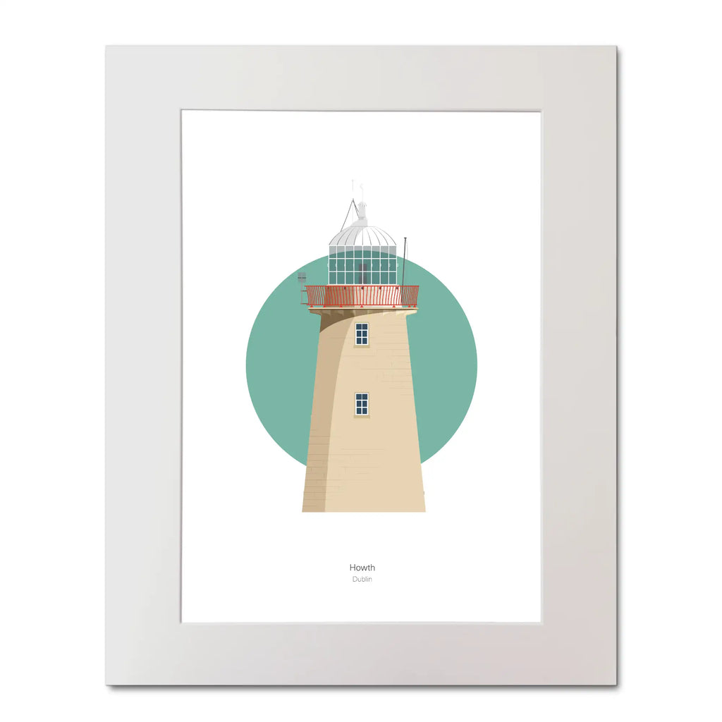 Howth Head Lighthouse, Ireland Wall Art Print – The Designer of Things