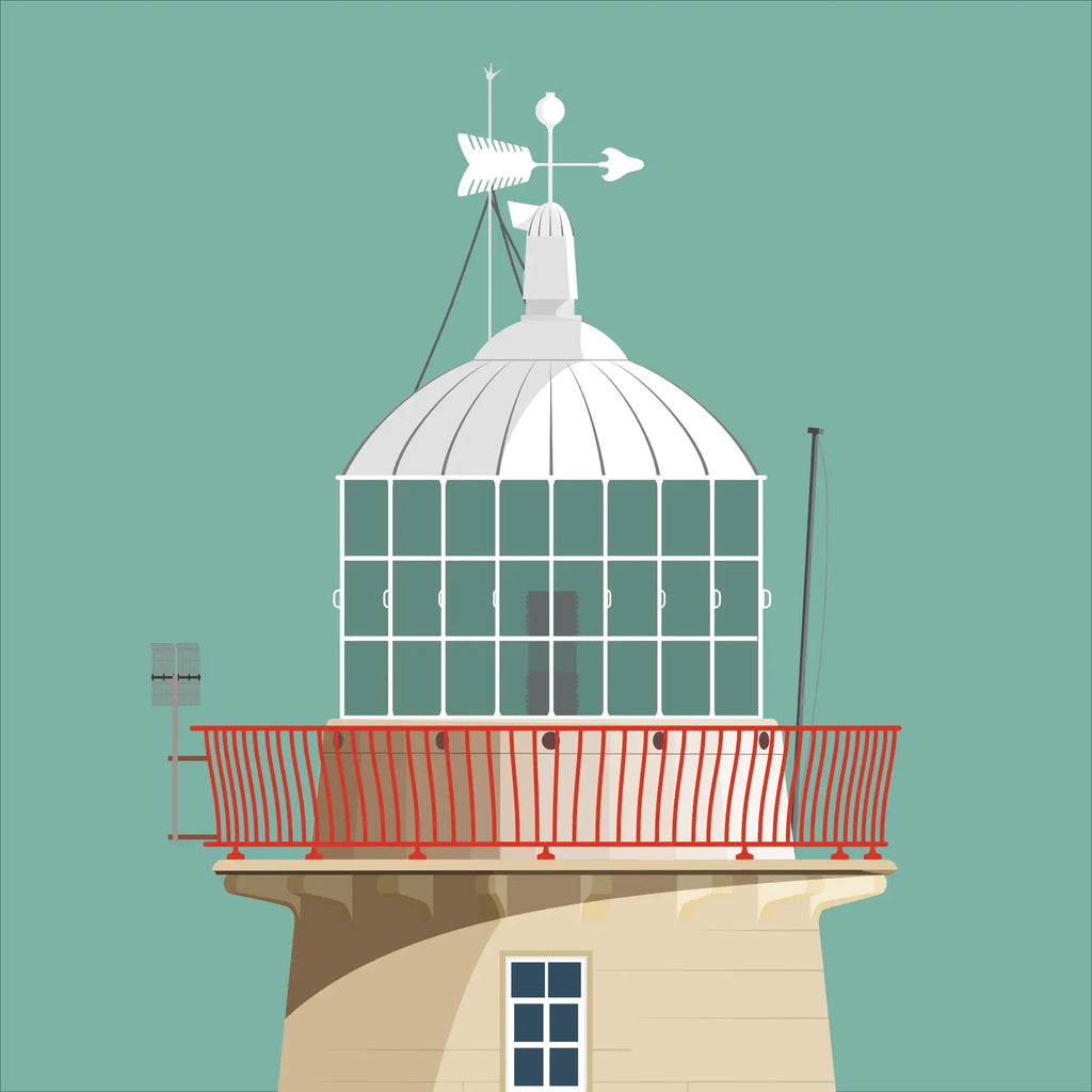 Howth lighthouse, Country Dublin, Ireland detail