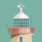 Howth lighthouse, Country Dublin, Ireland detail