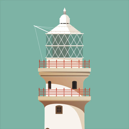 Fastnet lighthouse, County Cork, Ireland detail
