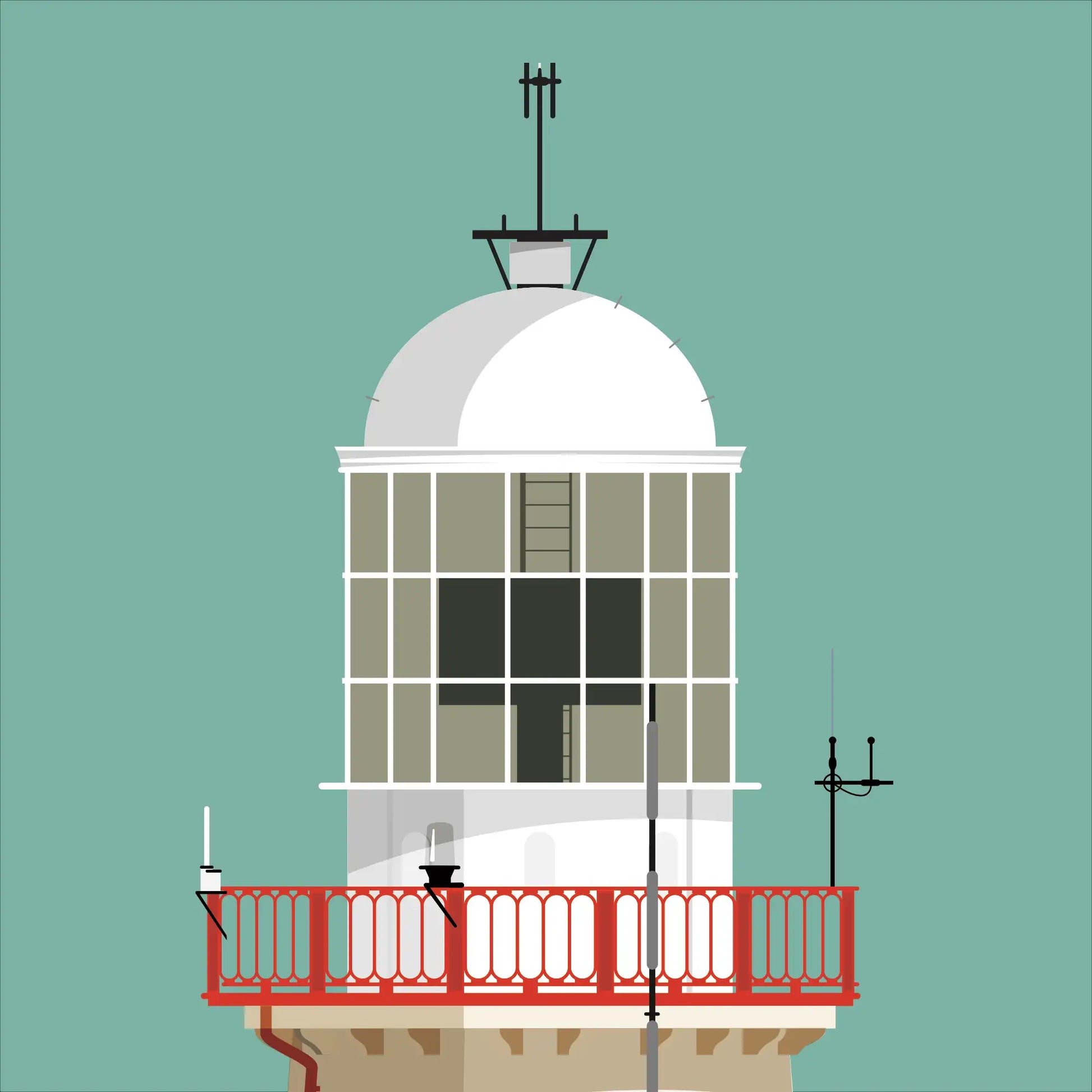 The Baily lighthouse, County Dublin, Ireland info sheet