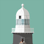 Beeves Rock lighthouse, County Clare, Ireland detail