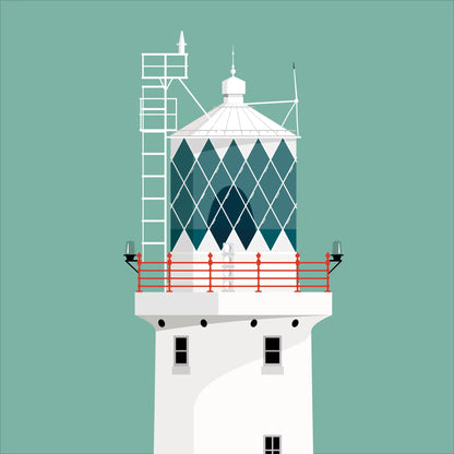 Tuskar Rock lighthouse, County Wexford, Ireland detail
