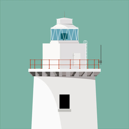 Ardnakinna lighthouse, County Cork, Ireland detail