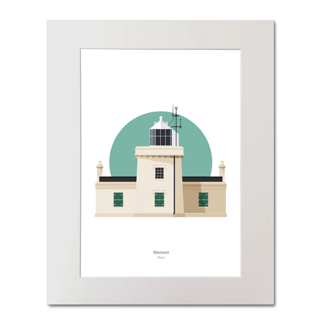 Blacksod Lighthouse, Ireland Wall Art Print – The Designer of Things