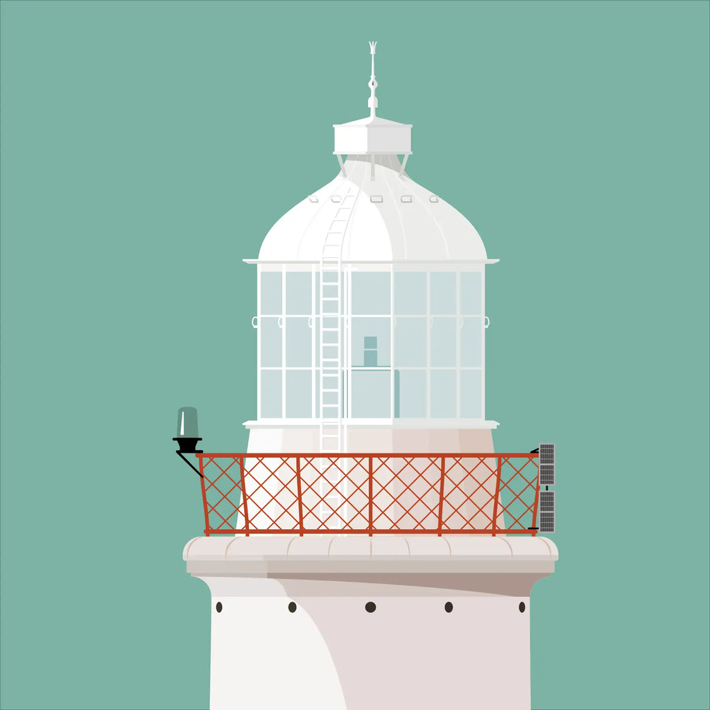 Haulbowline lighthouse, County Down, Ireland detail