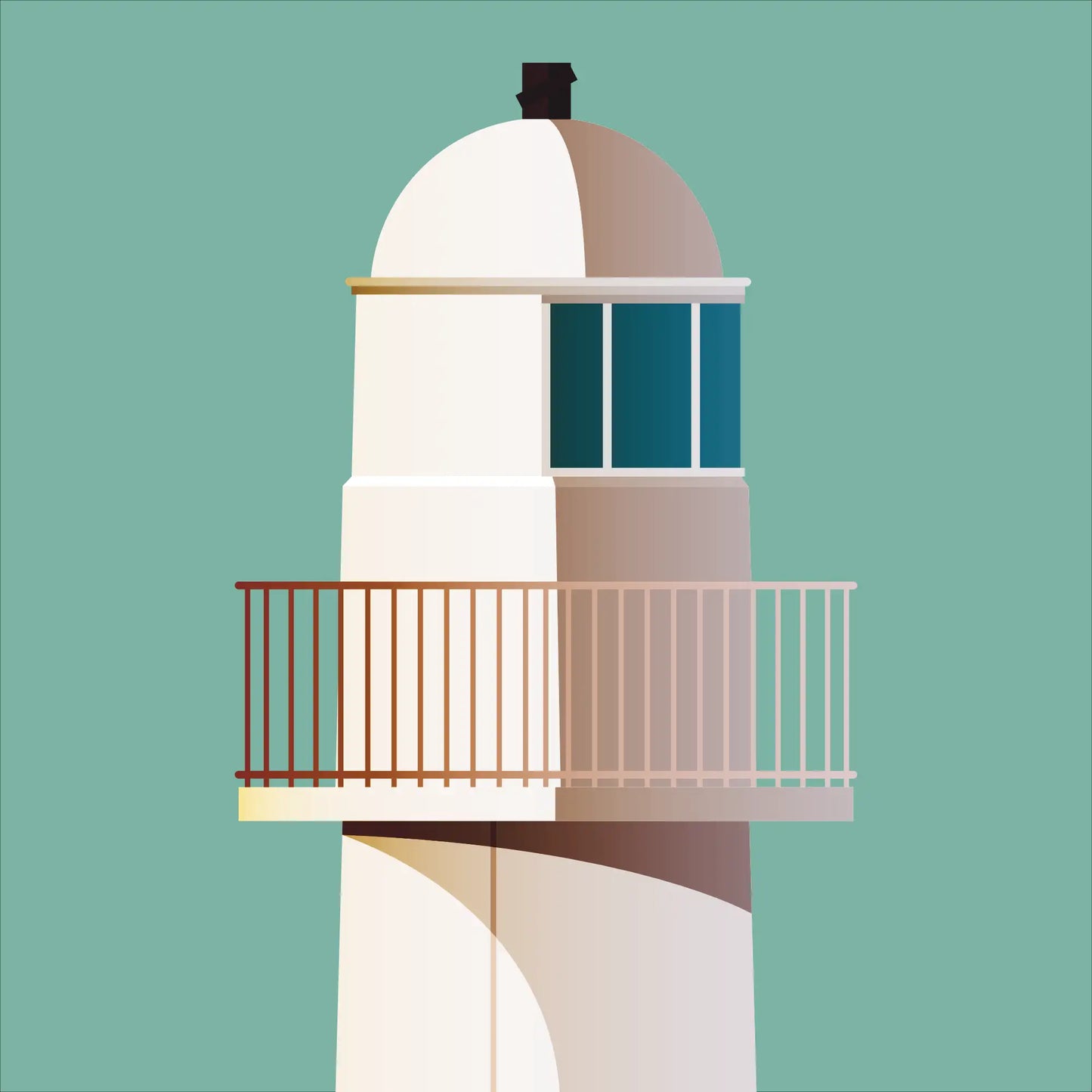 Dingle lighthouse, County Kerry, Ireland detail