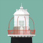 Roancarrigmore lighthouse, County Cork, Ireland detail