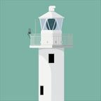 Inishtrahull lighthouse, County Donegal, Ireland detail