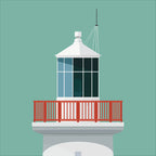 Scattery Island lighthouse, County Clare, Ireland detail