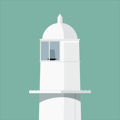 Barrack Point lighthouse, County Cork, Ireland detail