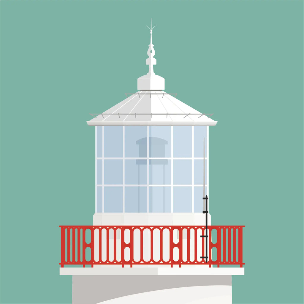 Straw Island lighthouse, County Galway, Ireland detail