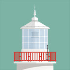 Straw Island lighthouse, County Galway, Ireland detail