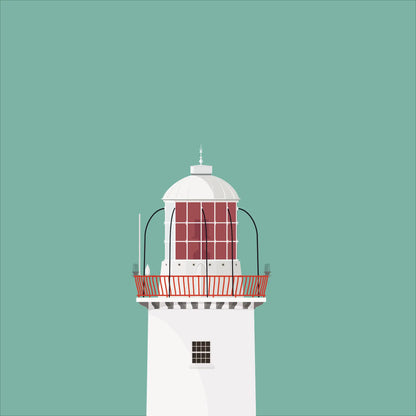 Rathlin O’Birne lighthouse, County Donegal, Ireland detail