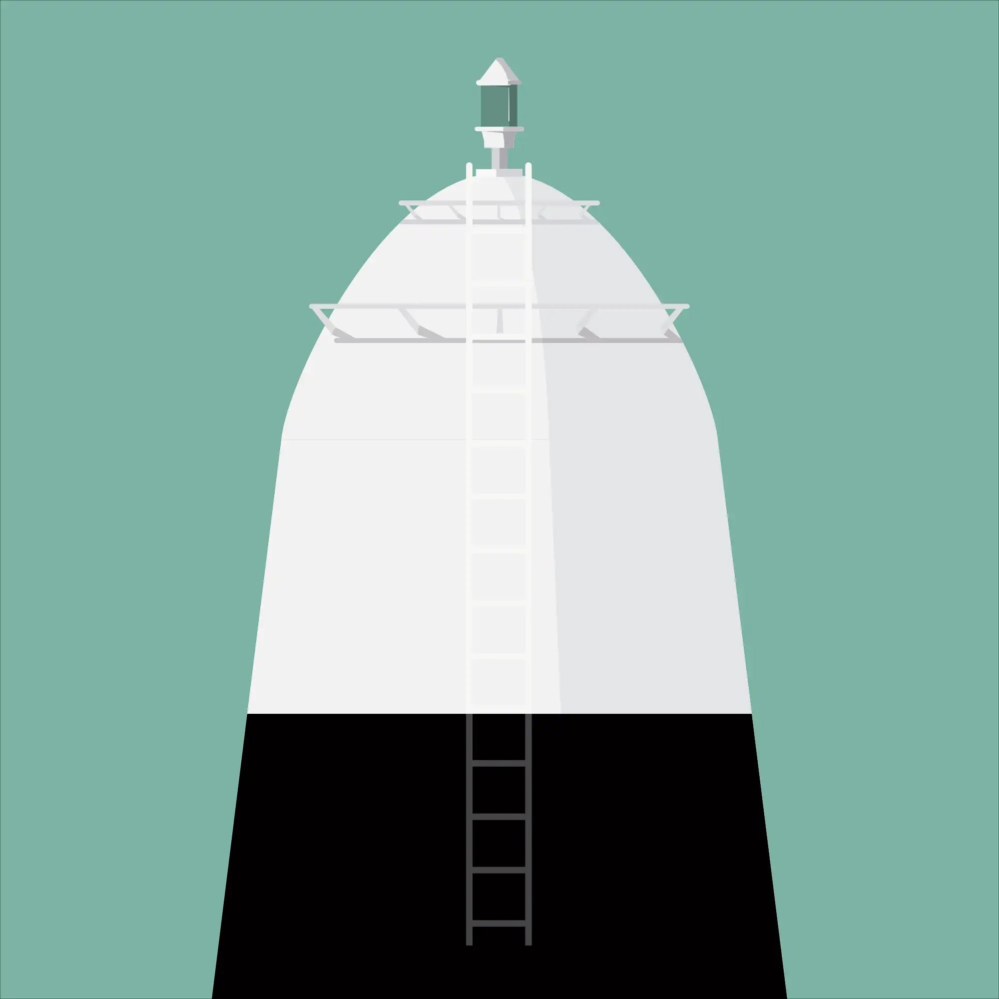 Ballagh Rocks lighthouse, County Donegal, Ireland detail