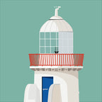 Ballbriggan lighthouse, County Dublin, Ireland detail