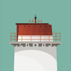 Angus_Rock lighthouse, County Down, Ireland detail