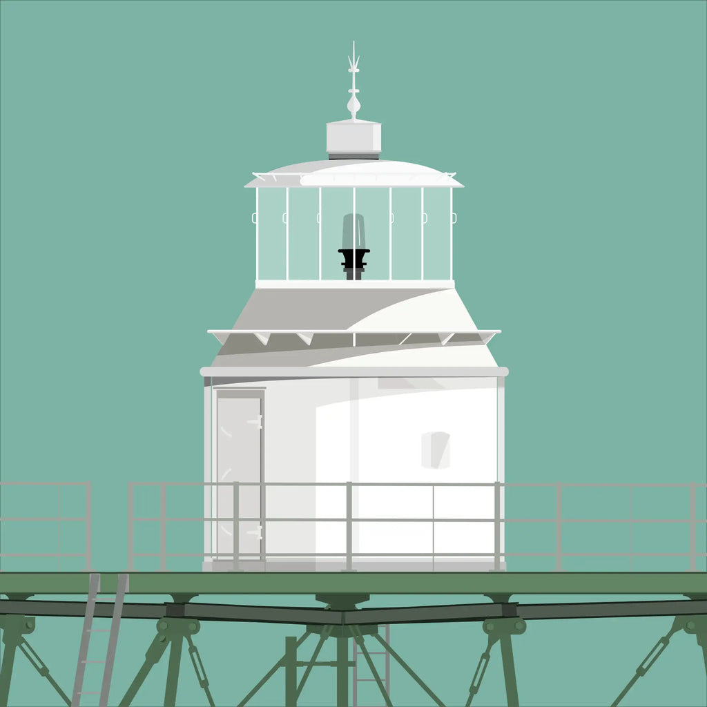 Dundalk lighthouse, County Louth, Ireland detail