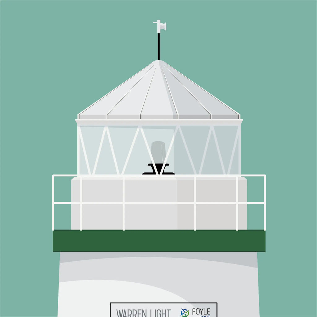 Warren_Point lighthouse, County Donegal, Ireland detail