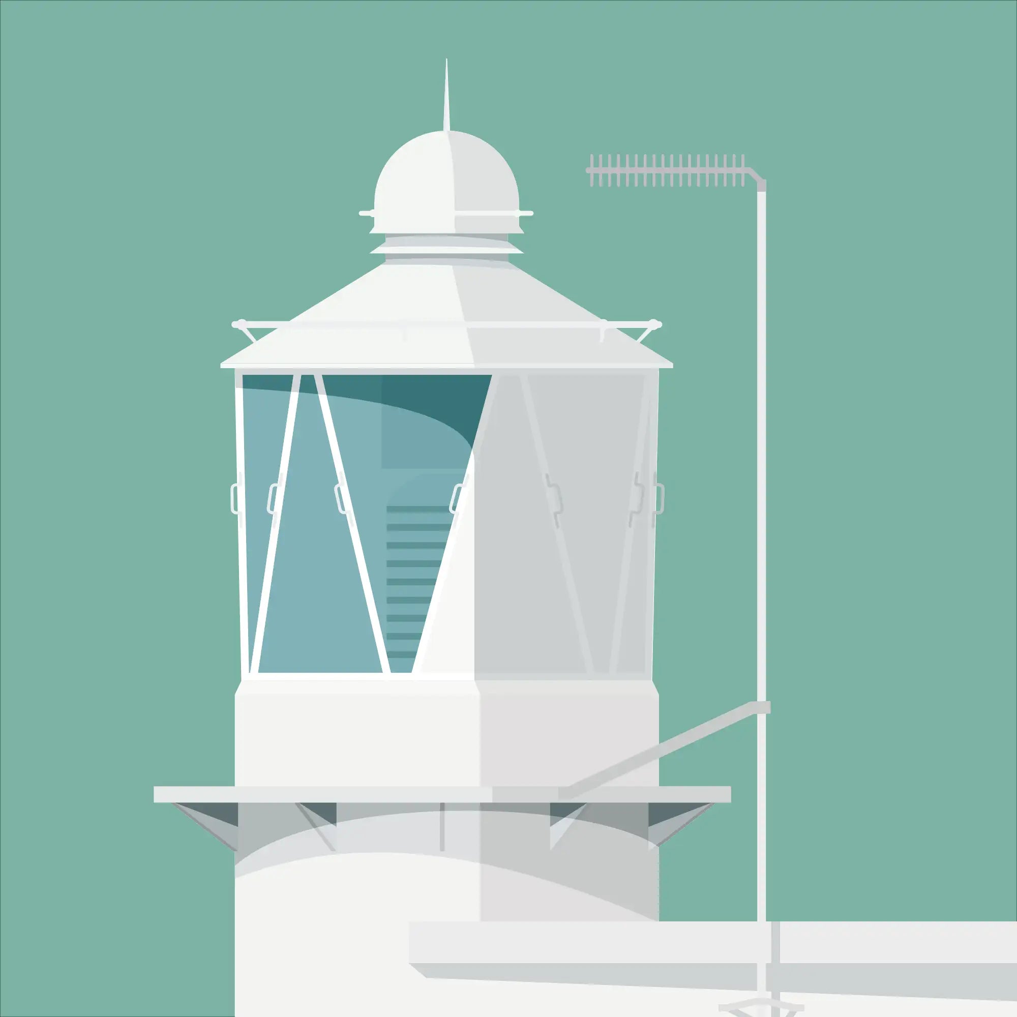 Sheeps_Head lighthouse, County Cork, Ireland detail